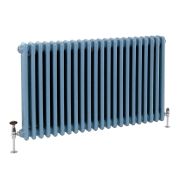 Milano Windsor - Horizontal Traditional Column Radiator - Triple Column - Choice of Blue Finishes and Sizes