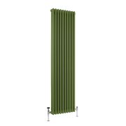 Milano Windsor - 1800mm Vertical Traditional Column Radiator - Triple Column - Choice of Green Finishes and Sizes