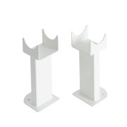 Milano - White Floor-Mounting Feet for Aruba, Capri & Java Designer Radiators