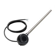 ECOSO - Black Thermostatic Wi-Fi Heating Element for Vertical Radiators - Plug-In and Hardwired Options and Choice of Wattage