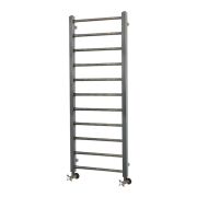 Milano Ezra - Dark Gold Stainless Steel Flat Heated Towel Rail - Choice of Size