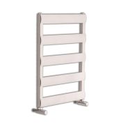 Milano Passo - White Aluminium Designer Heated Towel Rail 790mm x 500mm