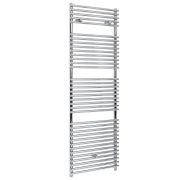Milano x ECOSO Arno - Electric Chrome Bar on Bar Heated Towel Rail - Choice of Size and Heating Element