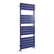 Milano Lustro - Designer Deep Sea Blue Flat Panel Heated Towel Rail - Choice of Size