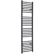 Milano Artle Electric - Curved Anthracite Heated Towel Rail 1800mm x 500mm