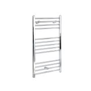 Milano Kent Electric - Straight Chrome Heated Towel Rail 1000mm x 400mm