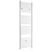 Milano Ive Electric - Straight White Heated Towel Rail 1800mm x 500mm