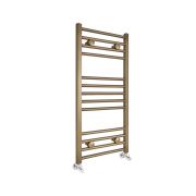 Milano Ive - Metallic Bronze Straight Heated Towel Rail - Choice of Size