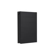 Milano Alora - Black Horizontal Flat Panel Type 22 Convector Radiator - 600mm Tall - Choice of Width