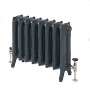 Milano Beatrix - 2 Column Cast Iron Radiator - 510mm Tall - Farrow & Ball Hague Blue - Multiple Sizes Available