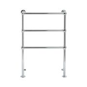 Milano x ECOSO Derwent - Minimalist Electric Traditional Heated Towel Rail 966mm x 673mm - Chrome