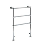 Milano Derwent - Floor Mounted Traditional Minimalist Heated Towel Rail - Choice of Finish