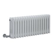 Milano Windsor - White Traditional Horizontal Electric Triple Column Radiator - 300mm x 785mm - Choice of Wi-Fi Thermostat