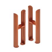 Milano Windsor - Traditional 2 Column Windsor Radiator Feet - Metallic Copper