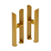 Milano Windsor - Traditional 2 Column Windsor Radiator Feet - Metallic Gold