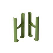Milano Windsor - Traditional 3 Column Radiator Feet - Choice of Green Finishes