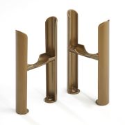 Milano Windsor - Traditional 3 Column Windsor Radiator Feet – Metallic Bronze