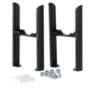 Milano Windsor - Traditional 3 Column Windsor Radiator Feet - Black