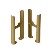 Milano Windsor - Traditional 3 Column Radiator Feet - Natural Brass