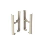 Milano Windsor - Traditional 3 Column Radiator Feet - Choice of Neutral Finishes