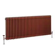 Milano Windsor - Metallic Copper Horizontal Traditional Column Radiator - Triple Column - Choice of Size