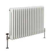 Milano Atticus - Horizontal Modern Column Radiator - 600mm Tall - Choice of Finish and Size