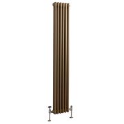 Milano Windsor - Vertical Traditional Double Column Radiator - Choice of Metallic Colours and Sizes