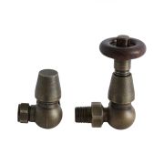 Milano Windsor - Traditional Thermostatic Corner Radiator Valves - Choice of Finish