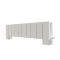 Carisa Elvino Floor - Aluminium Horizontal Designer Radiator - Double Panel - Choice of Finish