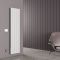 Carisa Boreas N - Aluminium Electric Vertical Designer Radiator - Single Panel - Choice of Finish
