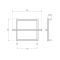 Carisa Ajax - Aluminium Heated Towel Rail - 450mm x 600mm - White