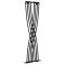 Milano Xcite - Black Vertical Designer Radiator - 1770mm x 450mm