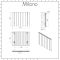 Milano Skye - Aluminium Anthracite Horizontal Designer Radiator 600mm x 755mm (Single Panel)