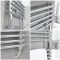 Milano Arno Electric - Chrome Bar on Bar Heated Towel Rail 1190mm x 600mm