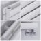 Milano Aruba - White Horizontal Designer Radiator 236mm x 1400mm (Double Panel)