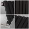 Milano Aruba Slim - Black Space-Saving Vertical Designer Radiator 1780mm x 236mm (Single Panel)