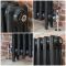 Milano Mercury - 3 Column Cast Iron Radiator - 560mm Tall - Antique Graphite - Multiple Sizes Available
