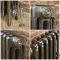 Milano Mercury - 4 Column Cast Iron Radiator - 760mm Tall - Full Polish - Multiple Sizes Available