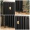 Milano Isabel - Cast Iron Radiator - 660mm Tall - Slate Black - Multiple Sizes Available