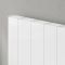 Reina Maia - Aluminium Electric Vertical Designer Radiator - Single Panel - White