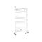 Milano Ive - White Dual Fuel Straight Heated Towel Rail 1000mm x 500mm