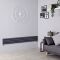 Milano Aruba - Anthracite Horizontal Designer Radiator 236mm x 1600mm (Double Panel)