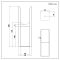 Milano Alpha - Floor-Mounting Feet for Alpha Flat Panel Designer Radiators - Choice of Colours