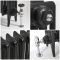 Milano Alice - Classic Cast-Iron Column Radiator - 660mm Tall - Black - Multiple Sizes Available