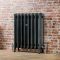 Milano Tamara - Oval Column Cast Iron Radiator - 760mm Tall - Dark Pewter - Multiple Sizes Available