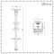 Milano - Cast Iron Radiator Luxury Wall Stay - Brass