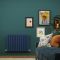 Milano Alpha - Deep Sea Blue Horizontal Flat Panel Designer Radiator (Double Panel) - 635mm Tall - Choice Of Width