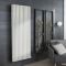 ECOSO Aruba Ardus - 1784mm White Dry Heat Vertical Electric Designer Radiator - Choice of Size and Wi-Fi Thermostat