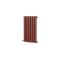 Milano x ECOSO Aruba Electric - Booth Red Horizontal Designer Radiator - 635mm Tall - Choice of Size, Thermostat and Cable Cover
