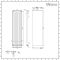 Milano Riso - White Flat Panel Vertical Designer Radiator 1800mm x 500mm (Single Panel)